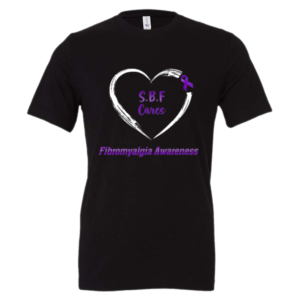 SBF Cares -Fibromyalgia Black Tee