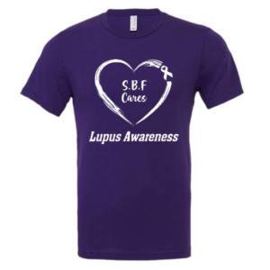 SBF Cares -Lupus Awareness Purple Tee