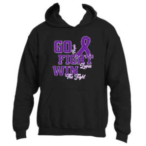 Go Purple, Fight Lupus, and Win Hoodie
