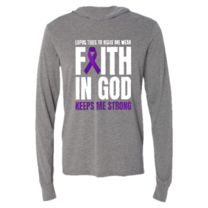 Lupus...Faith in God Hooded Long Sleeve T-Shirt