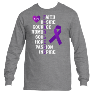 Fearless Long Sleeve T-Shirt (white letters)