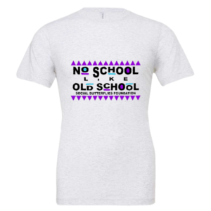 No School Like Old School T-Shirt (Black Letters)