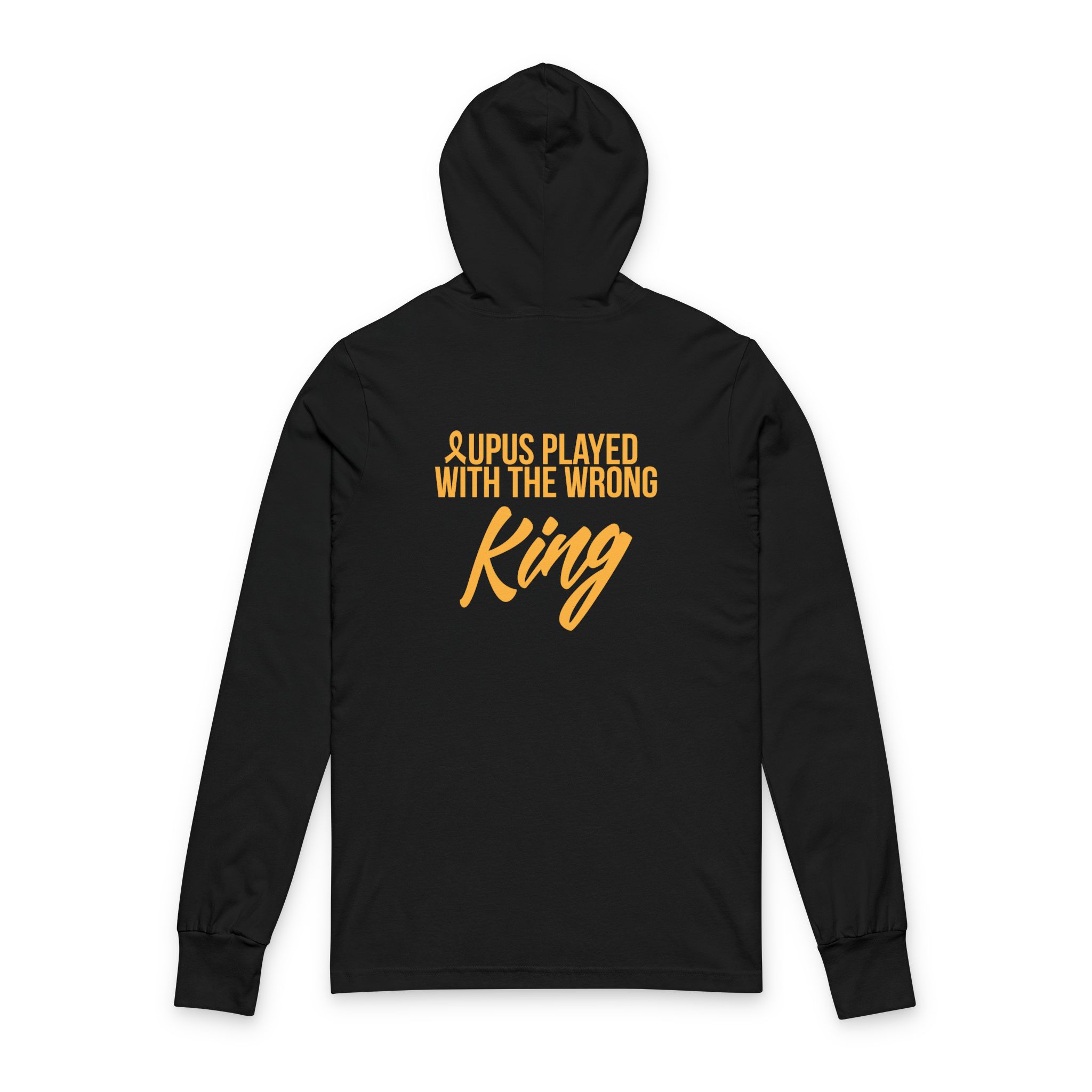 Lupus Played the Wrong King Hooded Long Sleeve Tee - Image 2