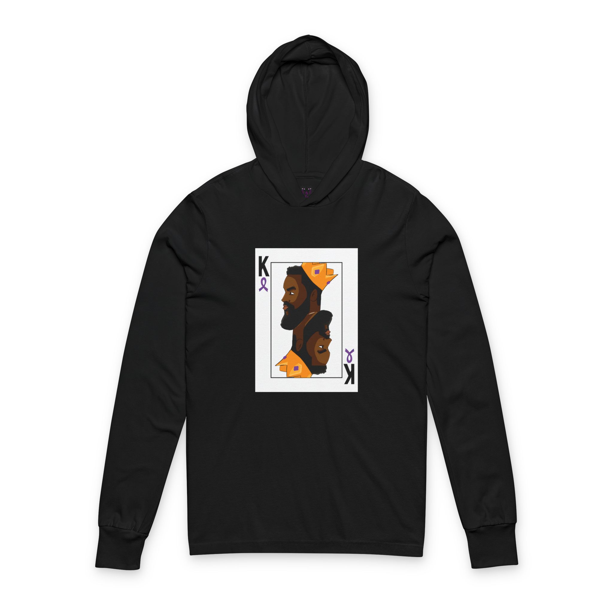 Lupus Played the Wrong King Hooded Long Sleeve Tee - Image 3