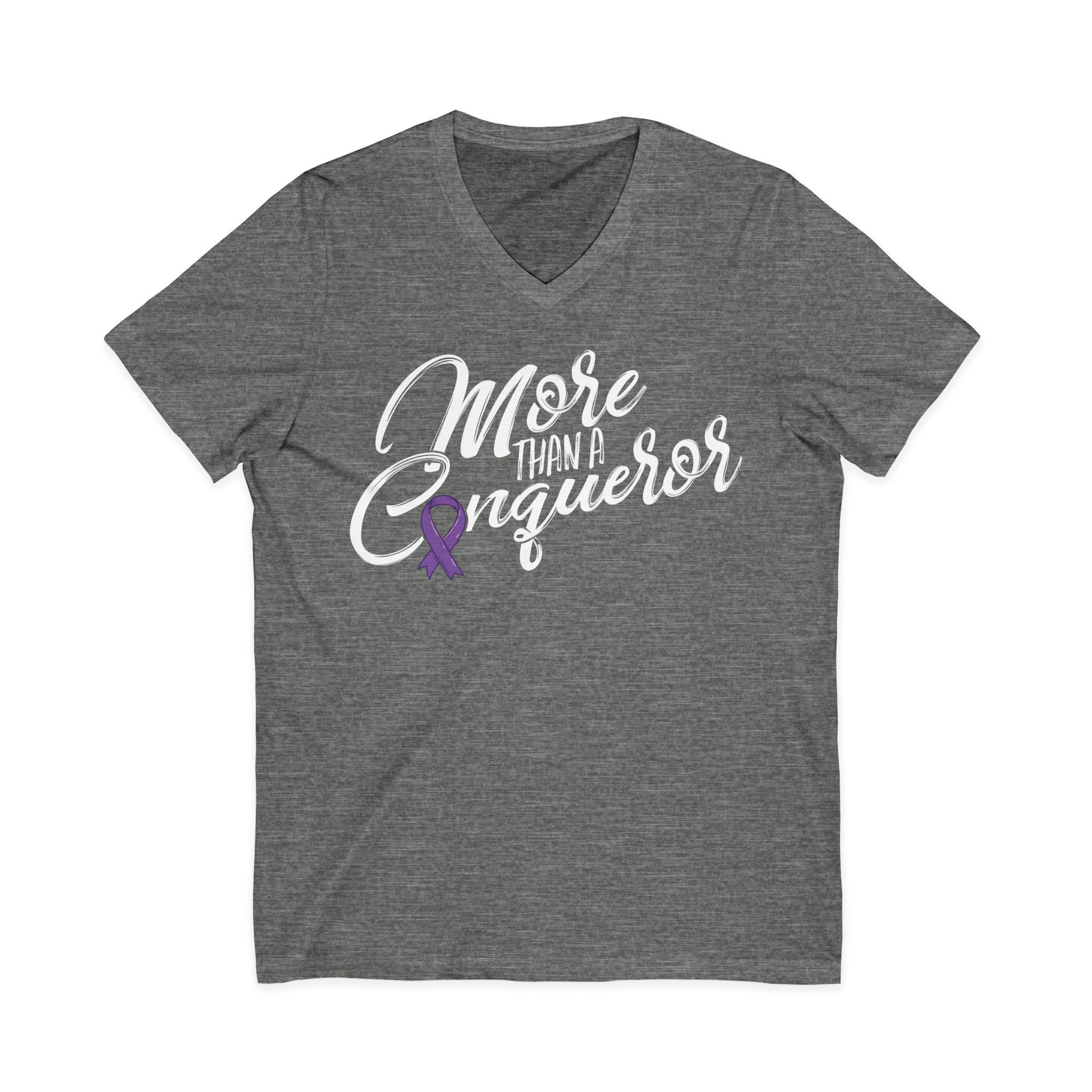 More Than A Conqueror V-Neck Tee