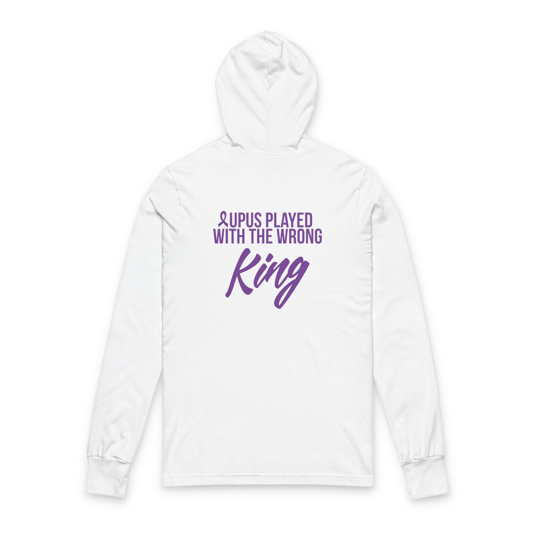 Lupus Played the Wrong King Hooded Long Sleeve Tee - Image 2