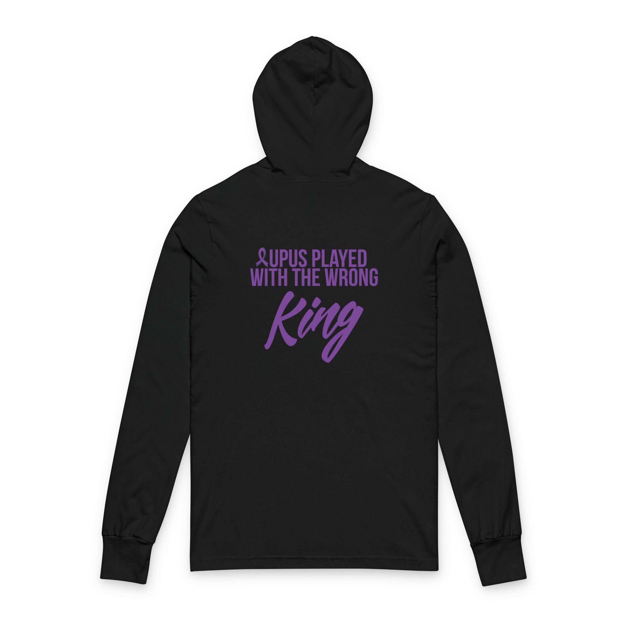 Lupus Played the Wrong King Hooded Long Sleeve Tee - Image 4