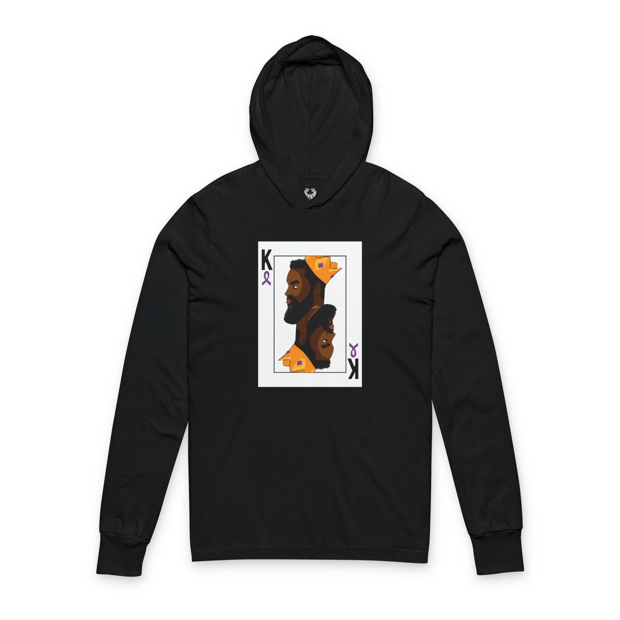 Lupus Played the Wrong King Hooded Long Sleeve Tee