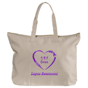 SBF Cares Lupus Zippered Tote