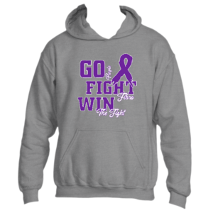 Go Purple, Fight Fibro, and Win Hoodie