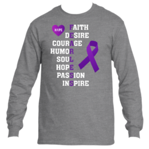 Fearless Long Sleeve T-Shirt (white letters)