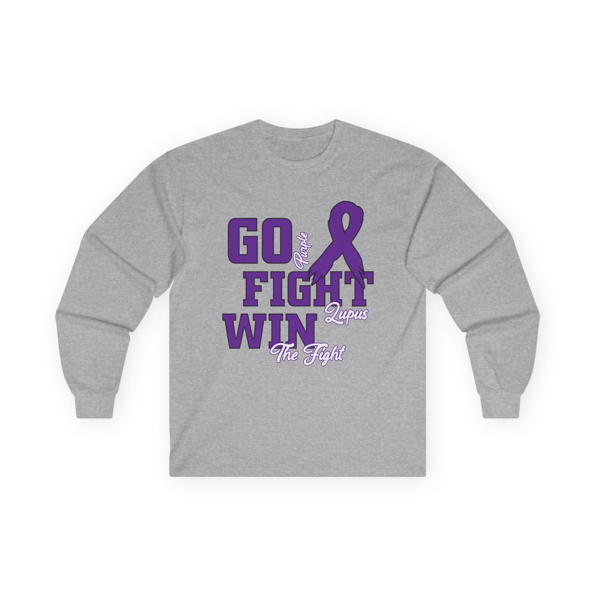 Go Fight Win Lupus Long Sleeve Tee - Image 7