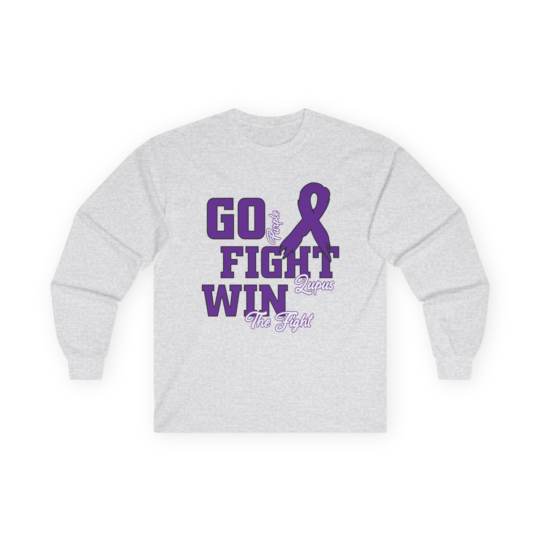 Go Fight Win Lupus Long Sleeve Tee - Image 4