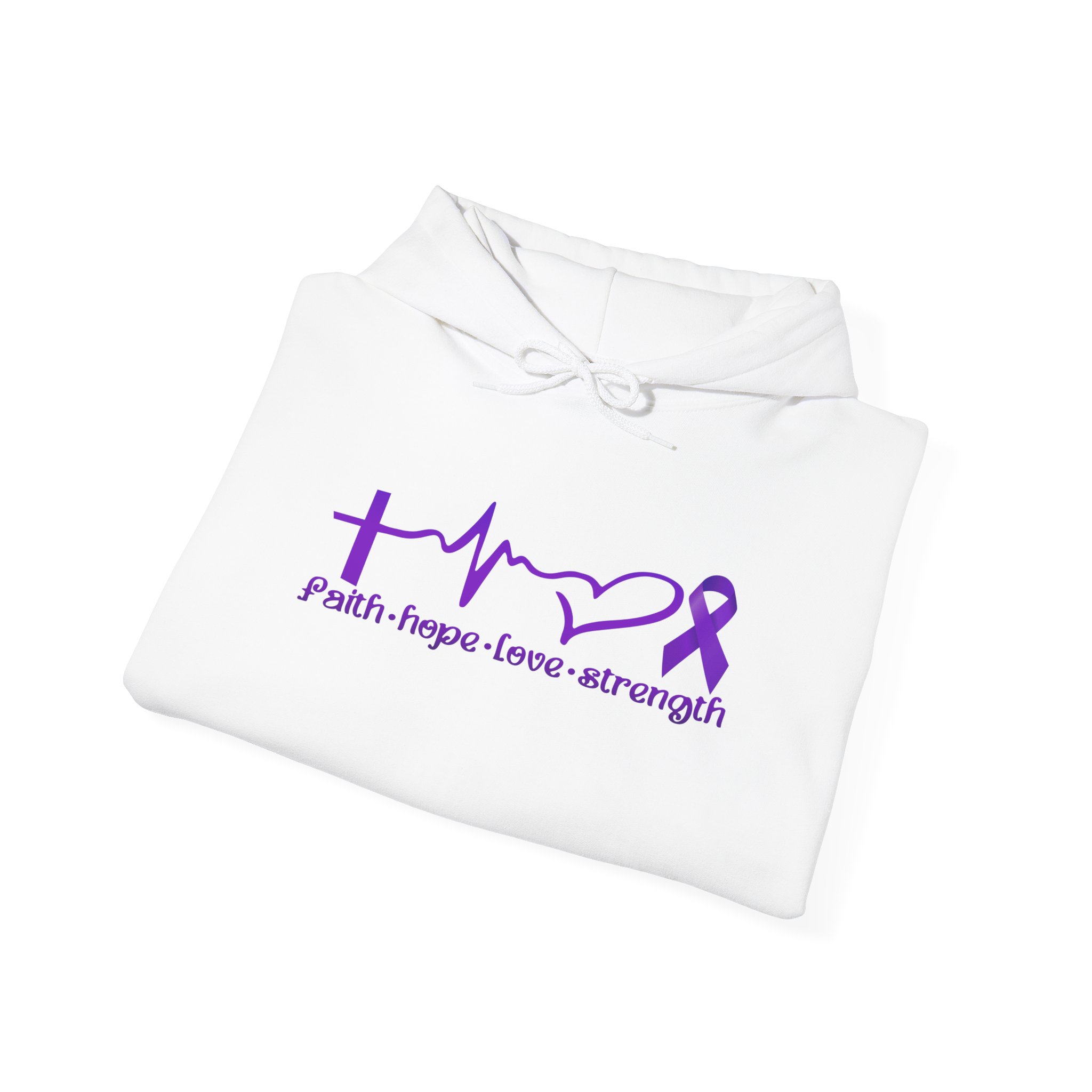 Faith • Hope • Love • Strength Hoodie - Image 4