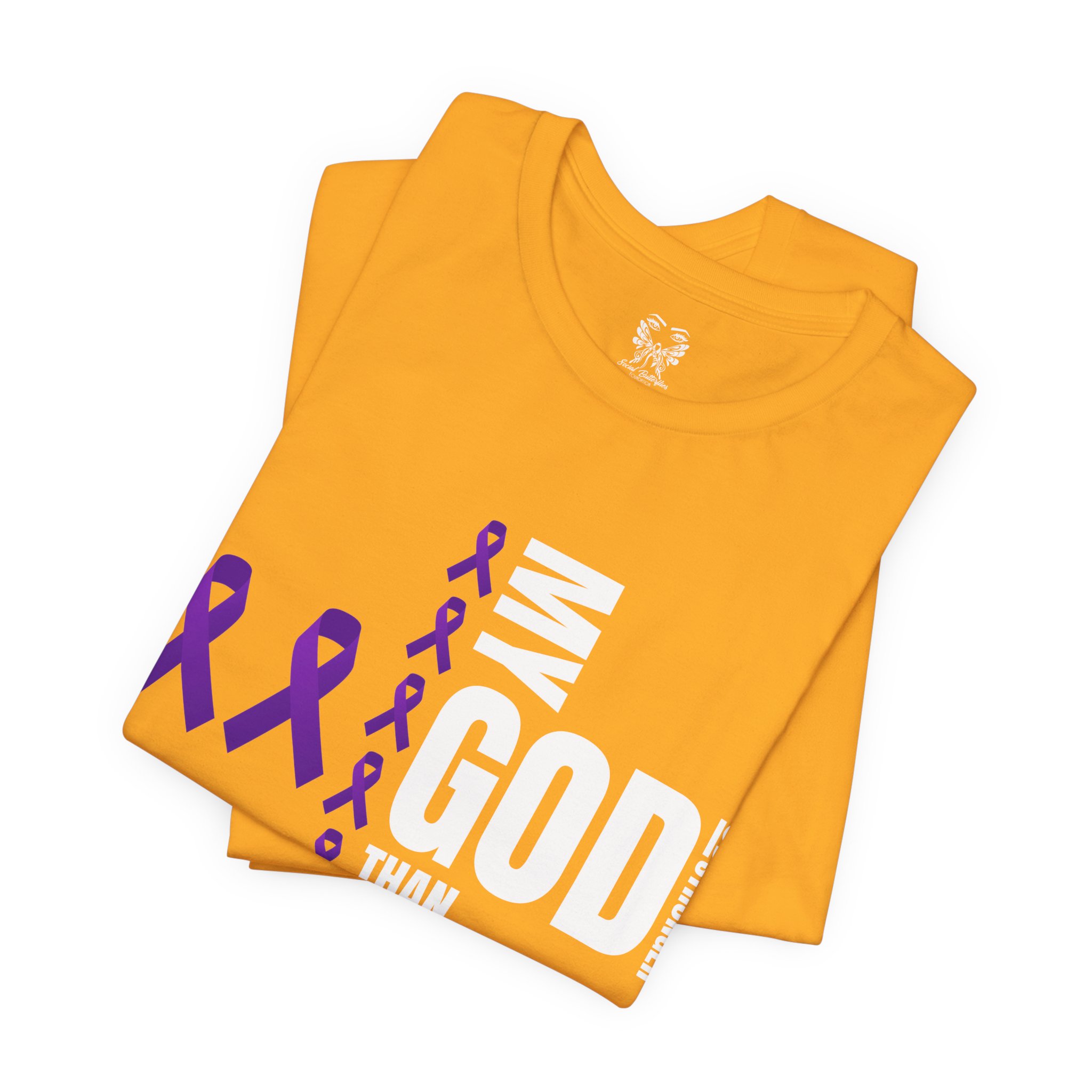 My God Is Stronger Than Fibro Tee - Image 7