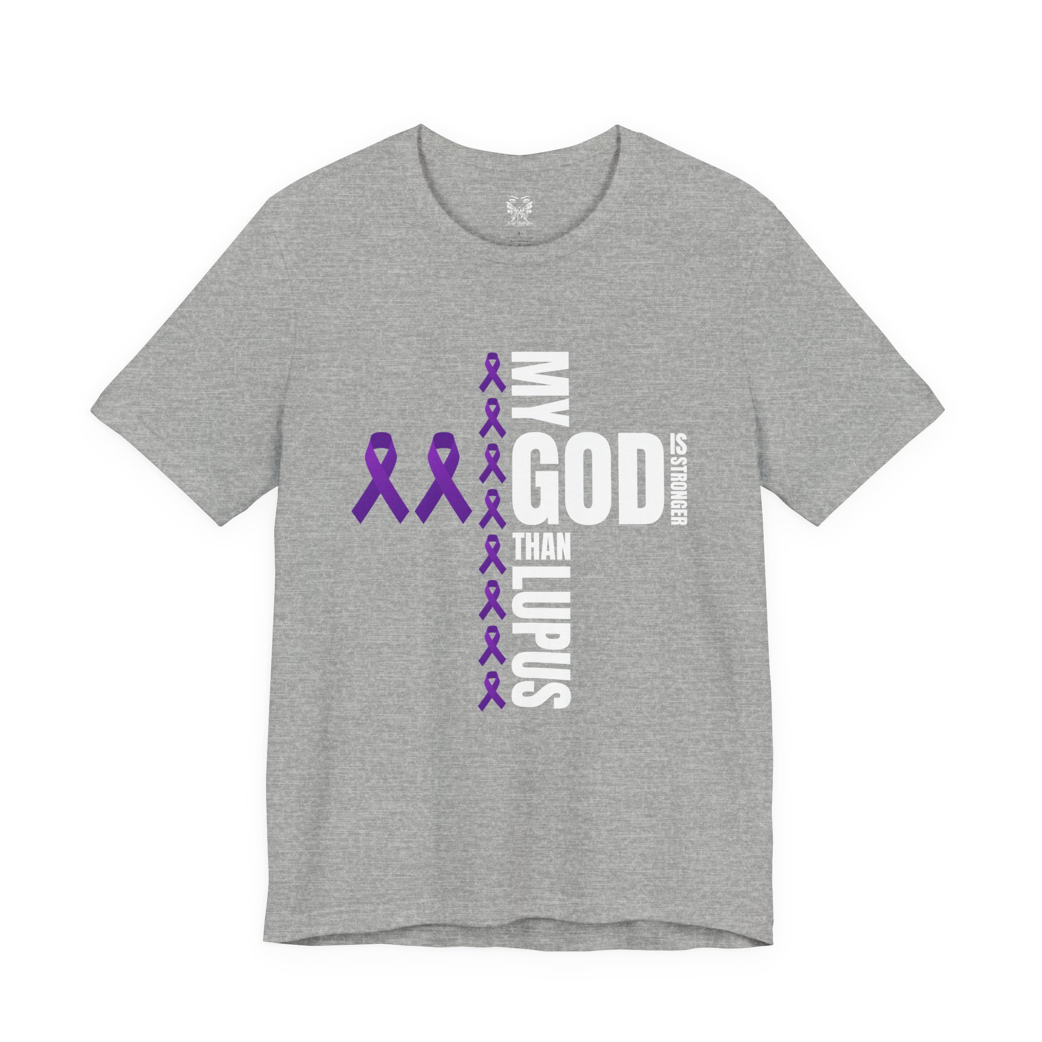 My God Is Stronger Than Lupus Tee - Image 5