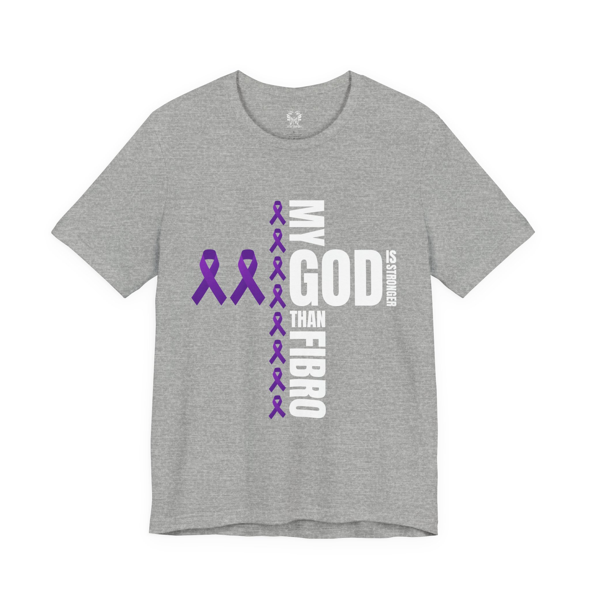 My God Is Stronger Than Fibro Tee - Image 9