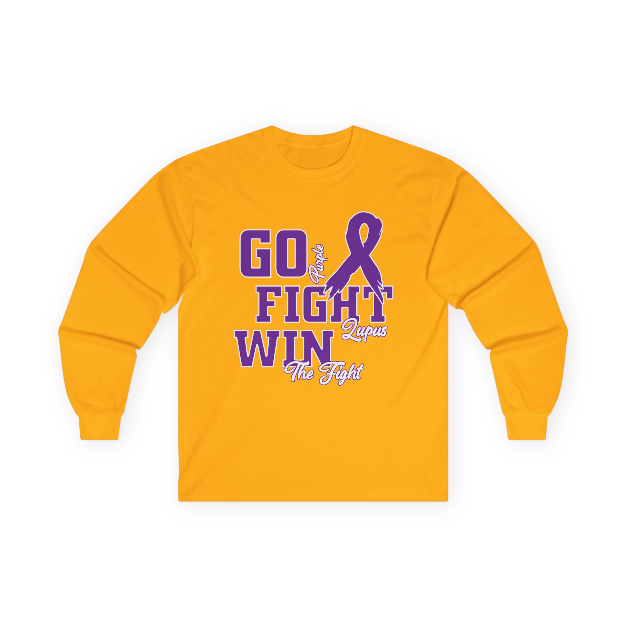 Go Fight Win Lupus Long Sleeve Tee - Image 7