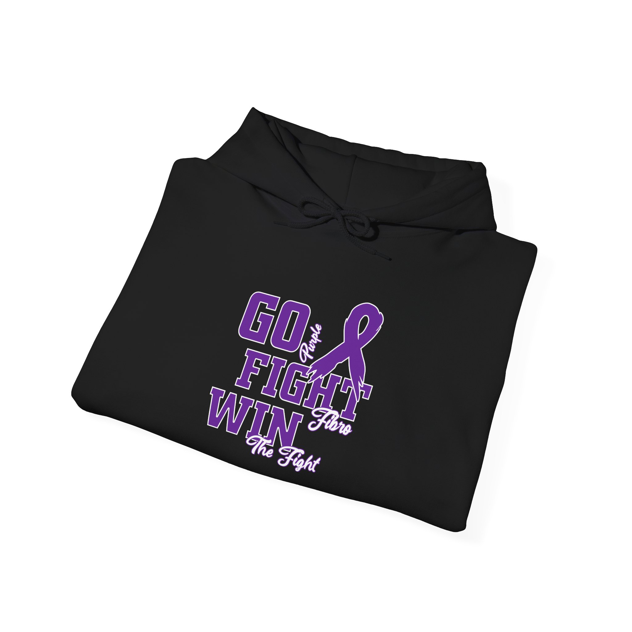 Go Fight Win Fibro Hoodie - Image 4