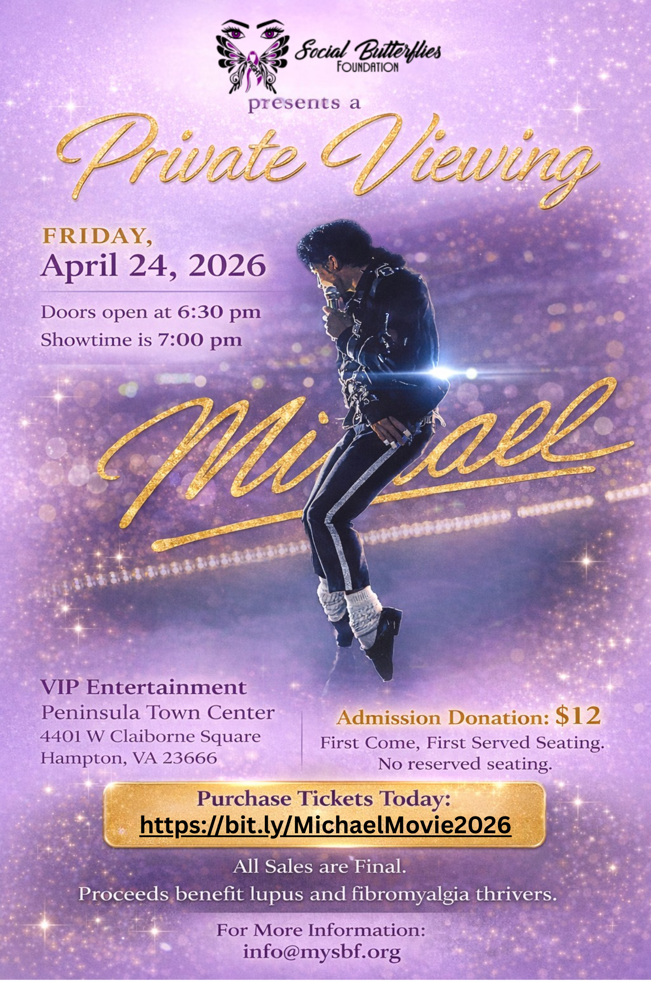 Michael Movie Fundraiser