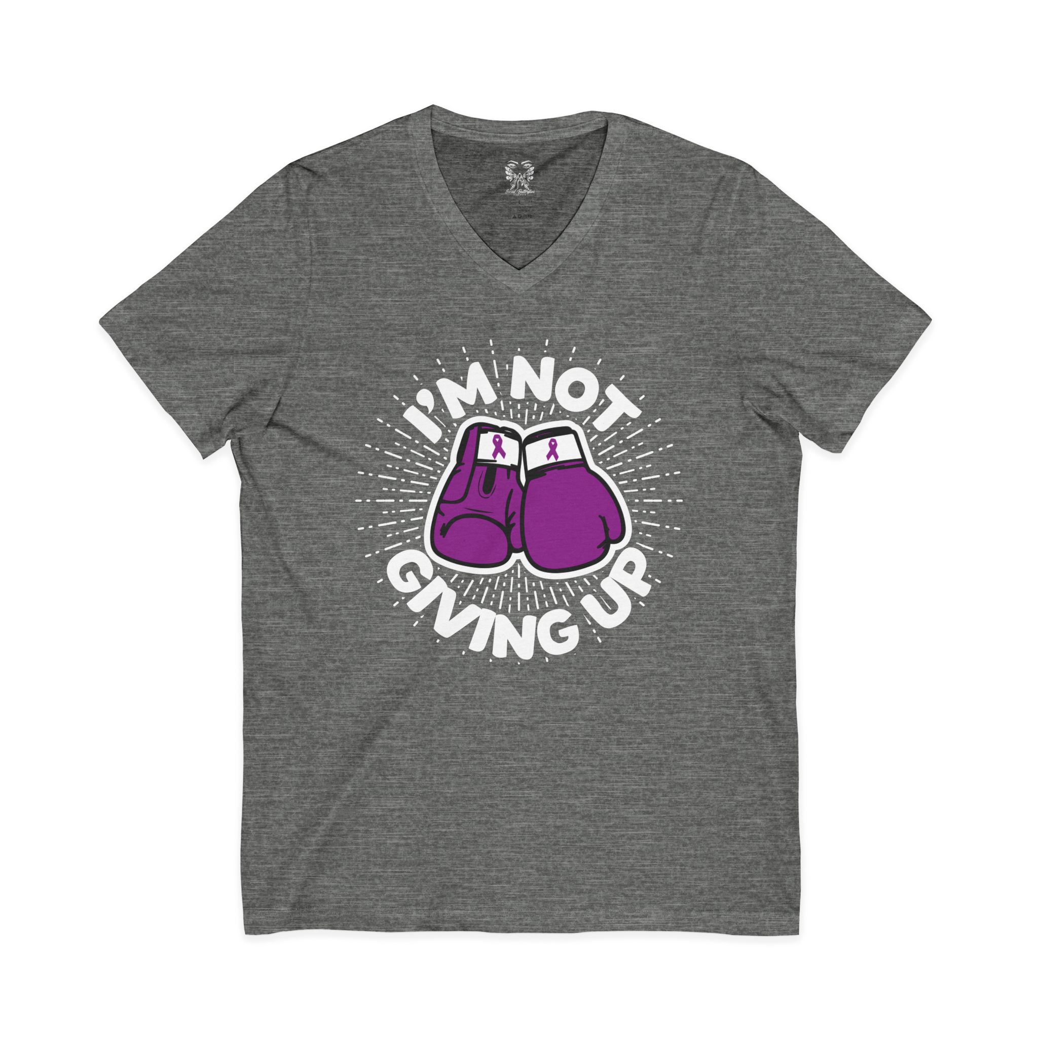 I’m Not Giving Up V-Neck Tee