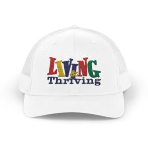Living & Thriving Snapback Trucker Cap
