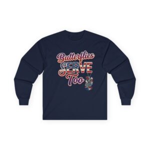 Butterflies Serve Too Long Sleeve Tee
