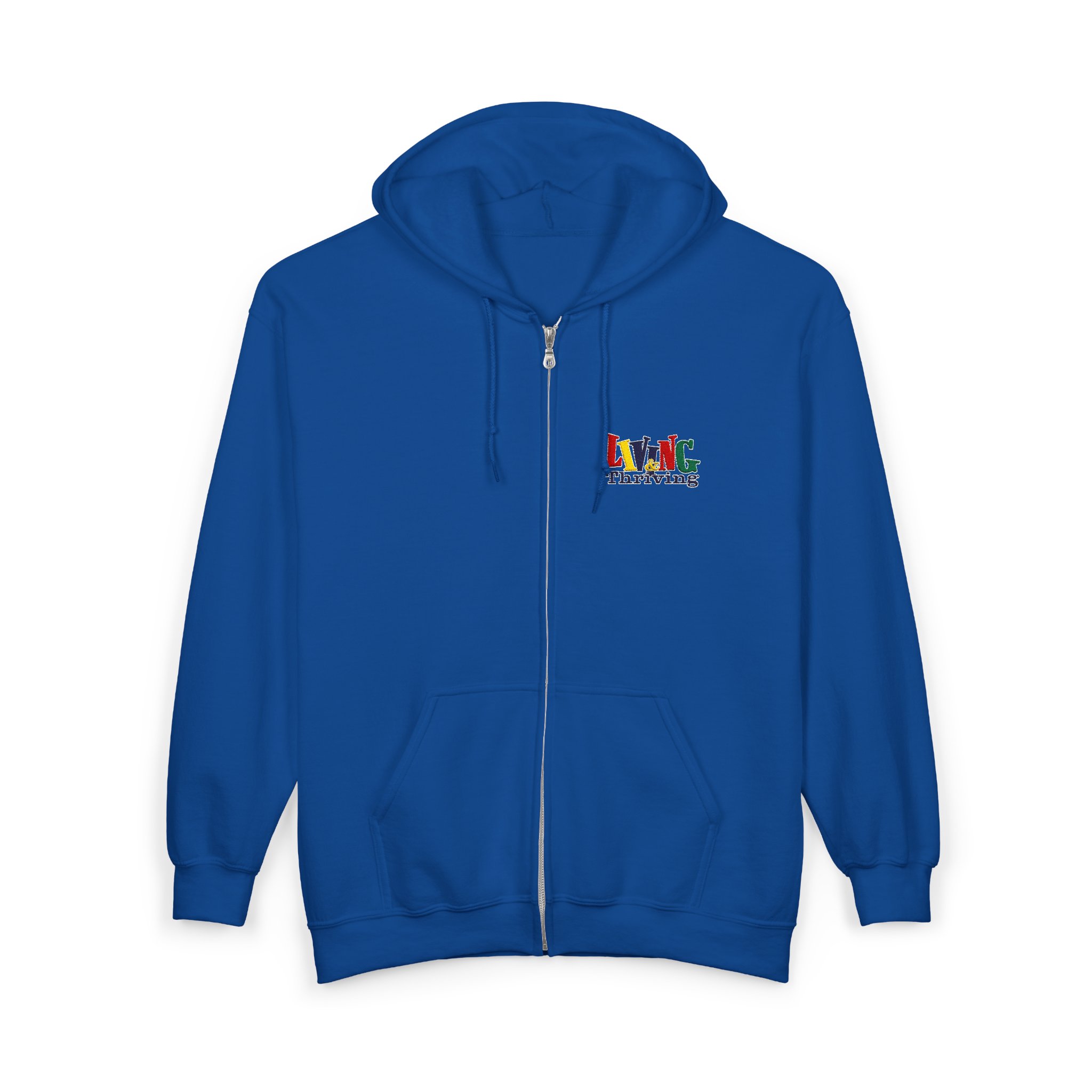 Living & Thriving Unisex Full-Zip Hoodie - Image 39