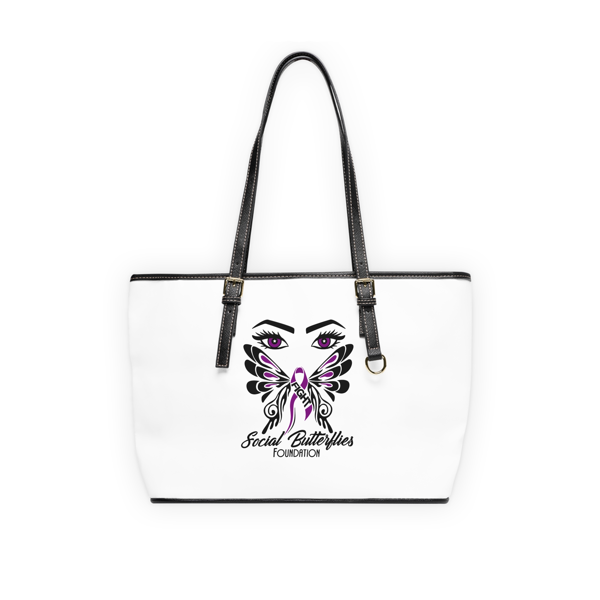 SBF Premium Vegan Leather Shoulder Bag