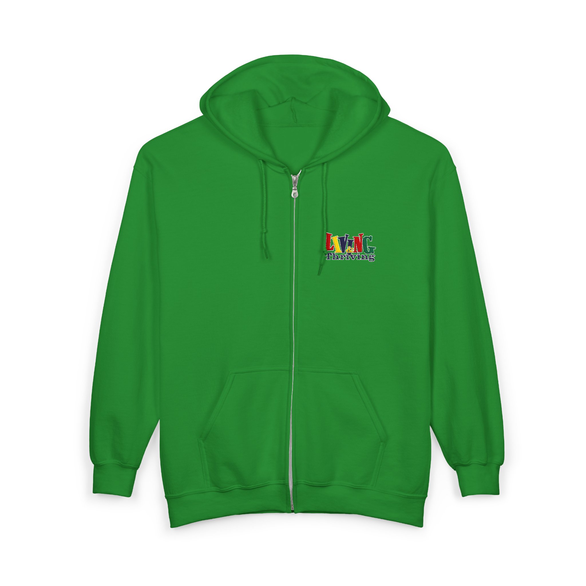 Living & Thriving Unisex Full-Zip Hoodie - Image 31