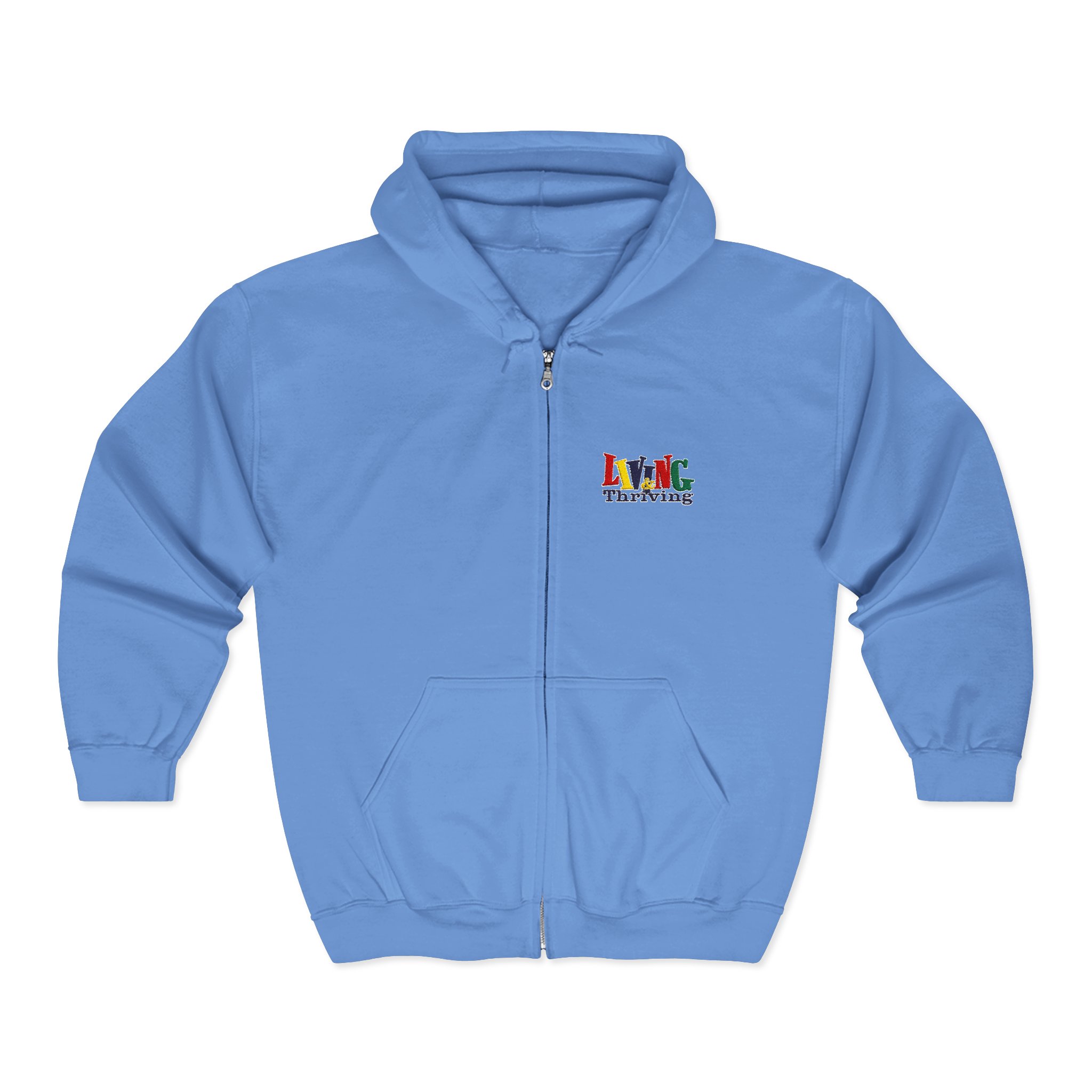 Living & Thriving Unisex Full-Zip Hoodie - Image 33
