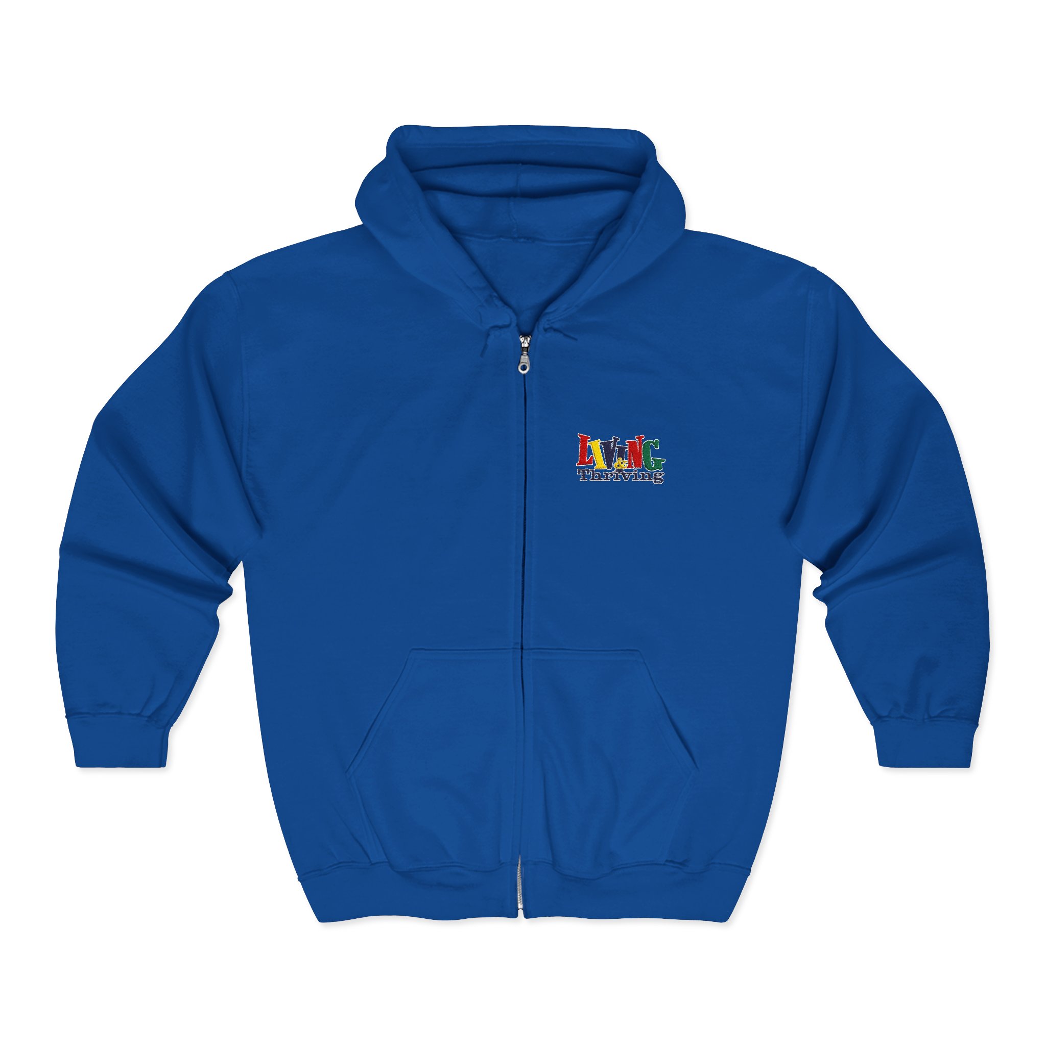 Living & Thriving Unisex Full-Zip Hoodie - Image 37