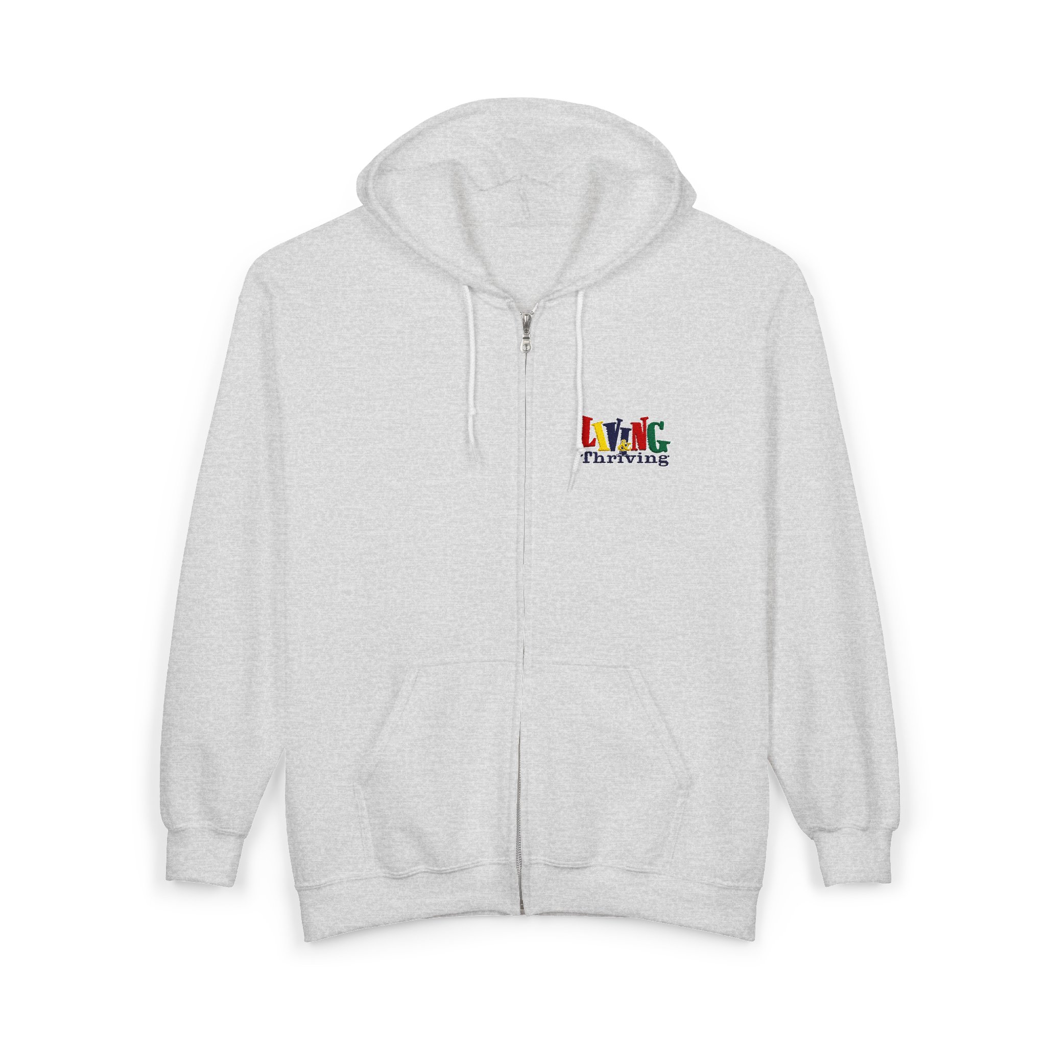Living & Thriving Unisex Full-Zip Hoodie - Image 11