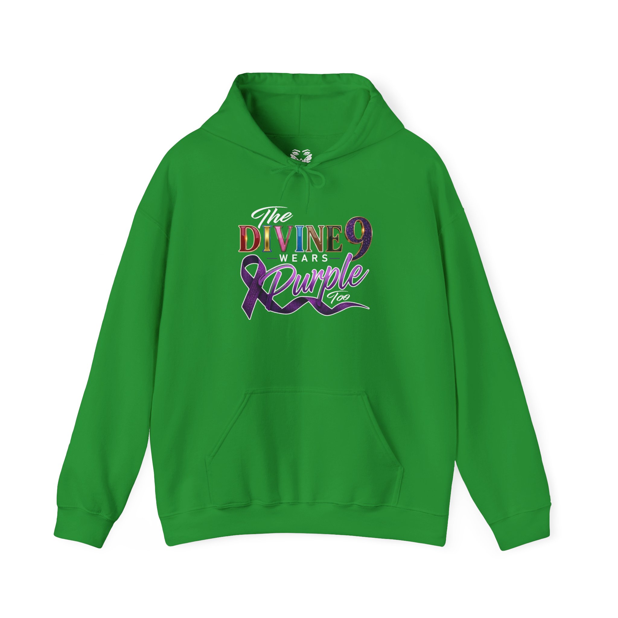 The Divine 9 Wears Purple Too for Lupus Awareness Hoodie - Image 17