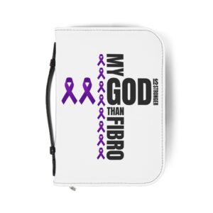 My God Is Stronger Than Fibro Bible Cover