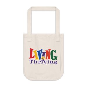 Living & Thriving Organic Canvas Tote Bag