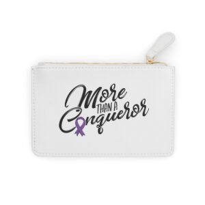 More Than a Conqueror Mini Clutch Bag