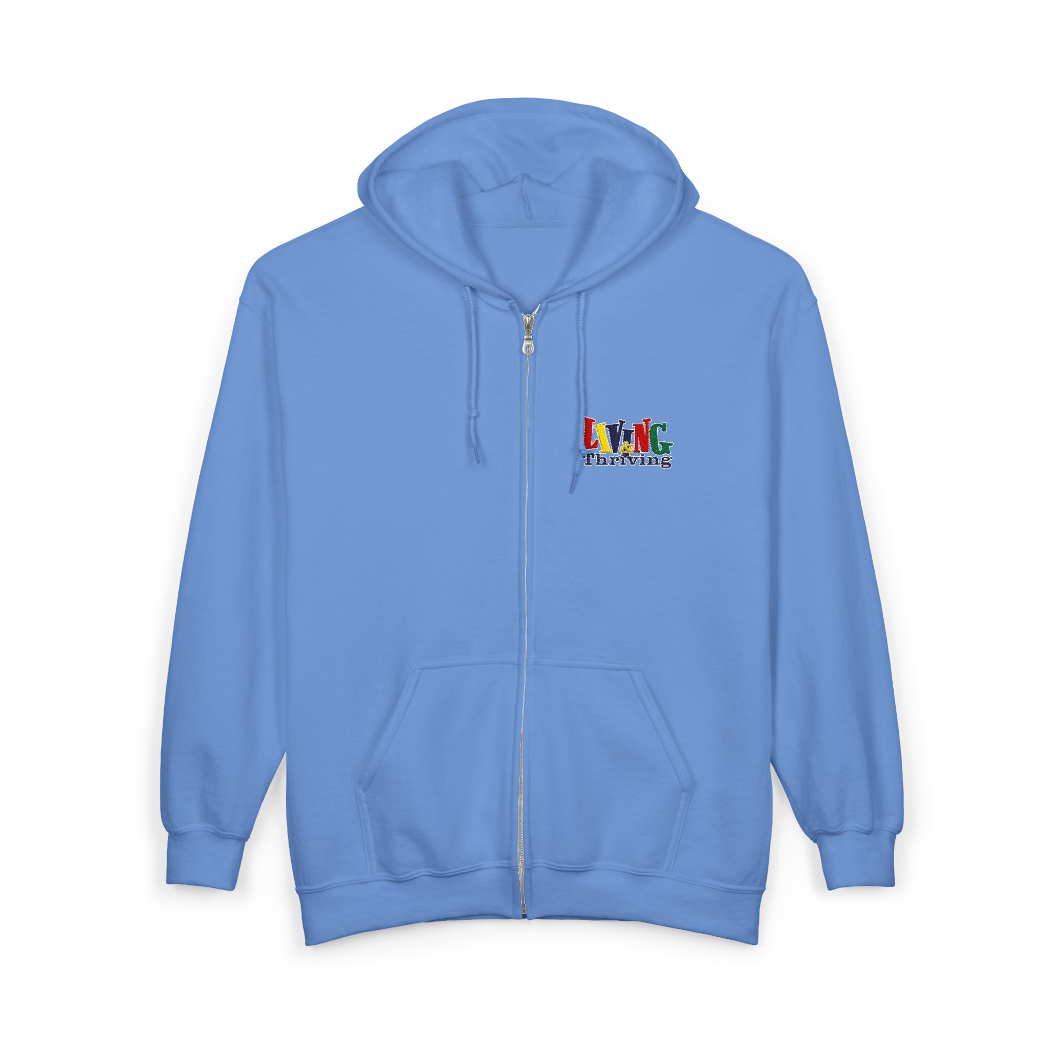 Living & Thriving Unisex Full-Zip Hoodie - Image 35