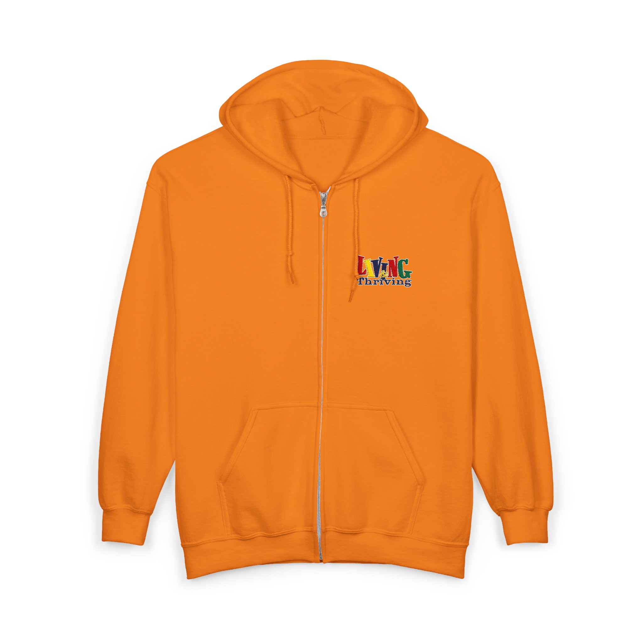 Living & Thriving Unisex Full-Zip Hoodie - Image 23