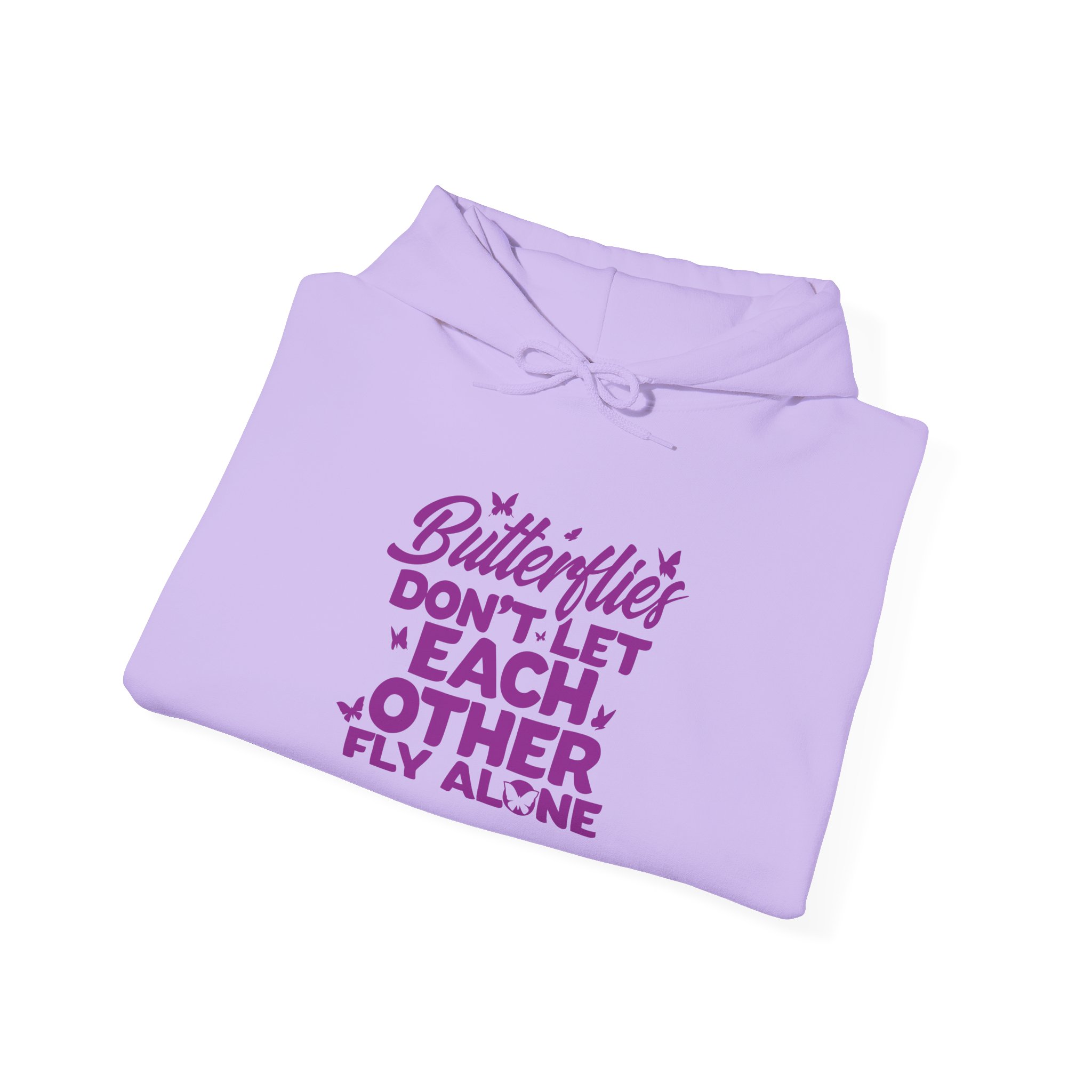 Butterflies Don’t Let Each Other Fly Alone Hoodie - Image 4