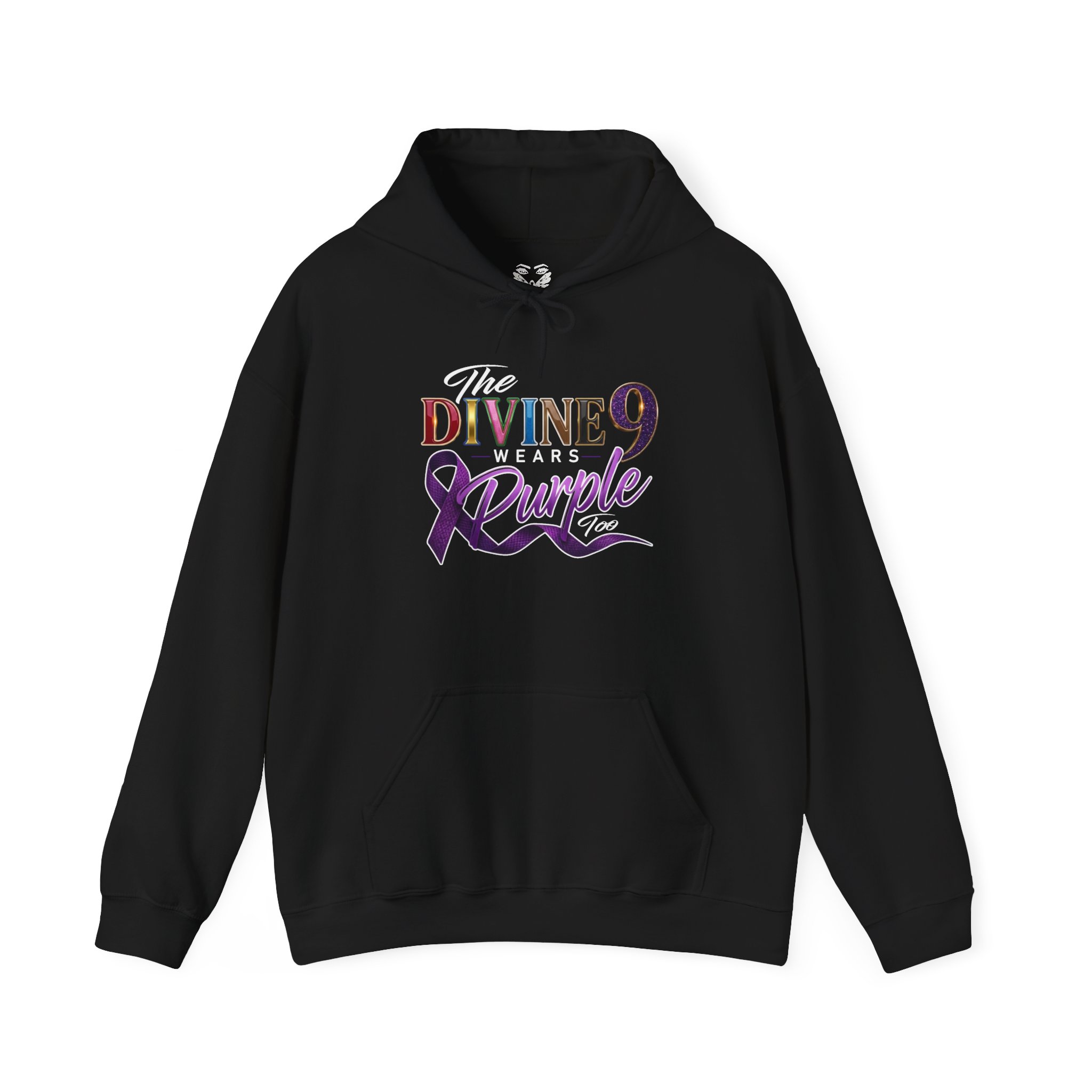 The Divine 9 Wears Purple Too for Lupus Awareness Hoodie - Image 5