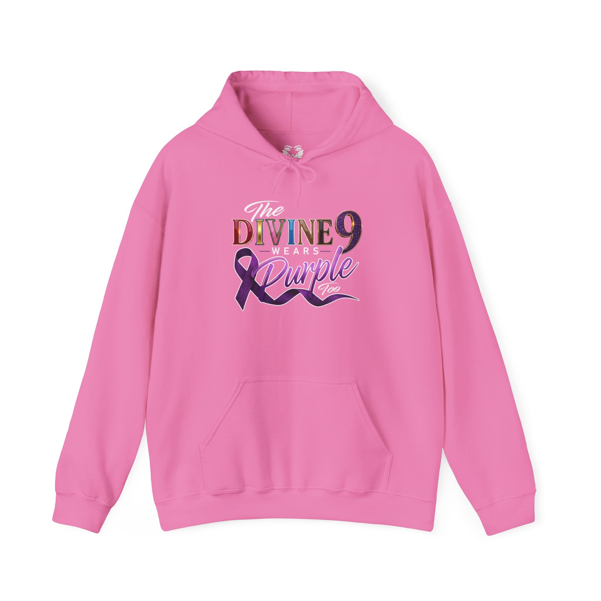 The Divine 9 Wears Purple Too for Lupus Awareness Hoodie - Image 25