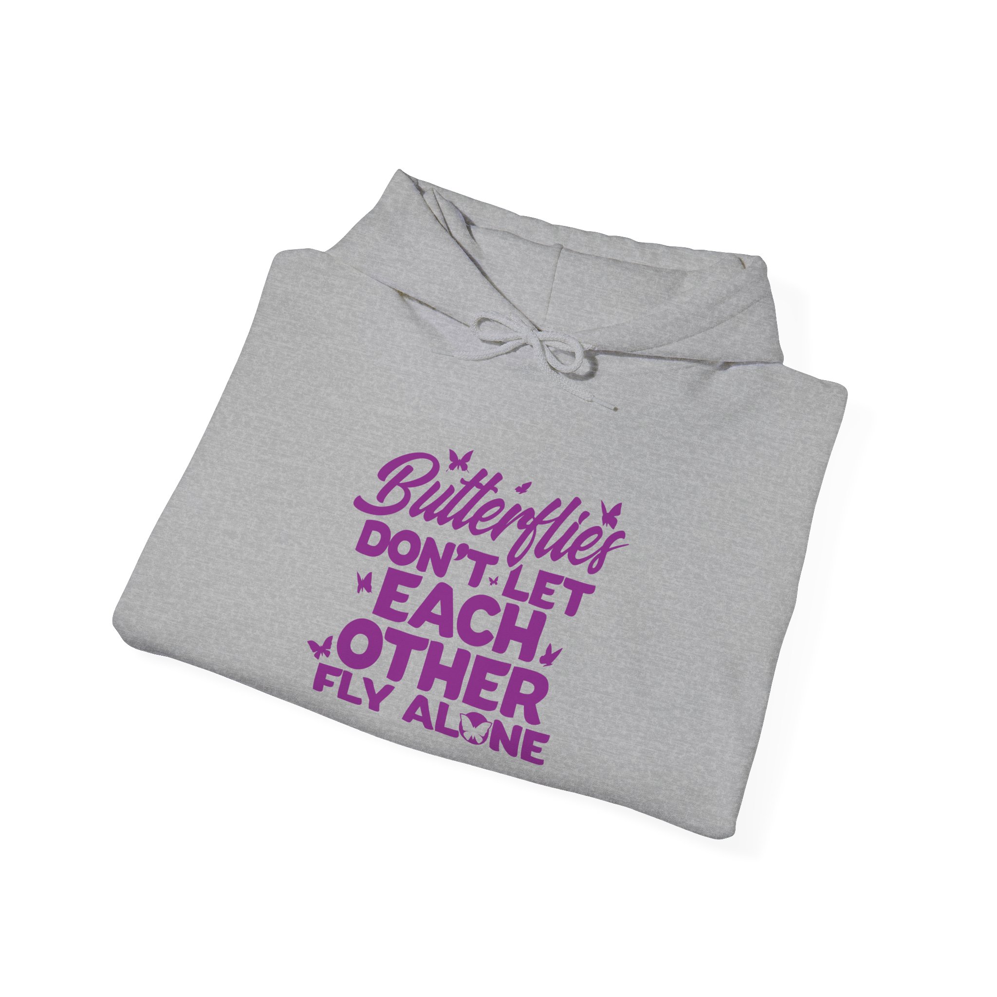Butterflies Don’t Let Each Other Fly Alone Hoodie - Image 20