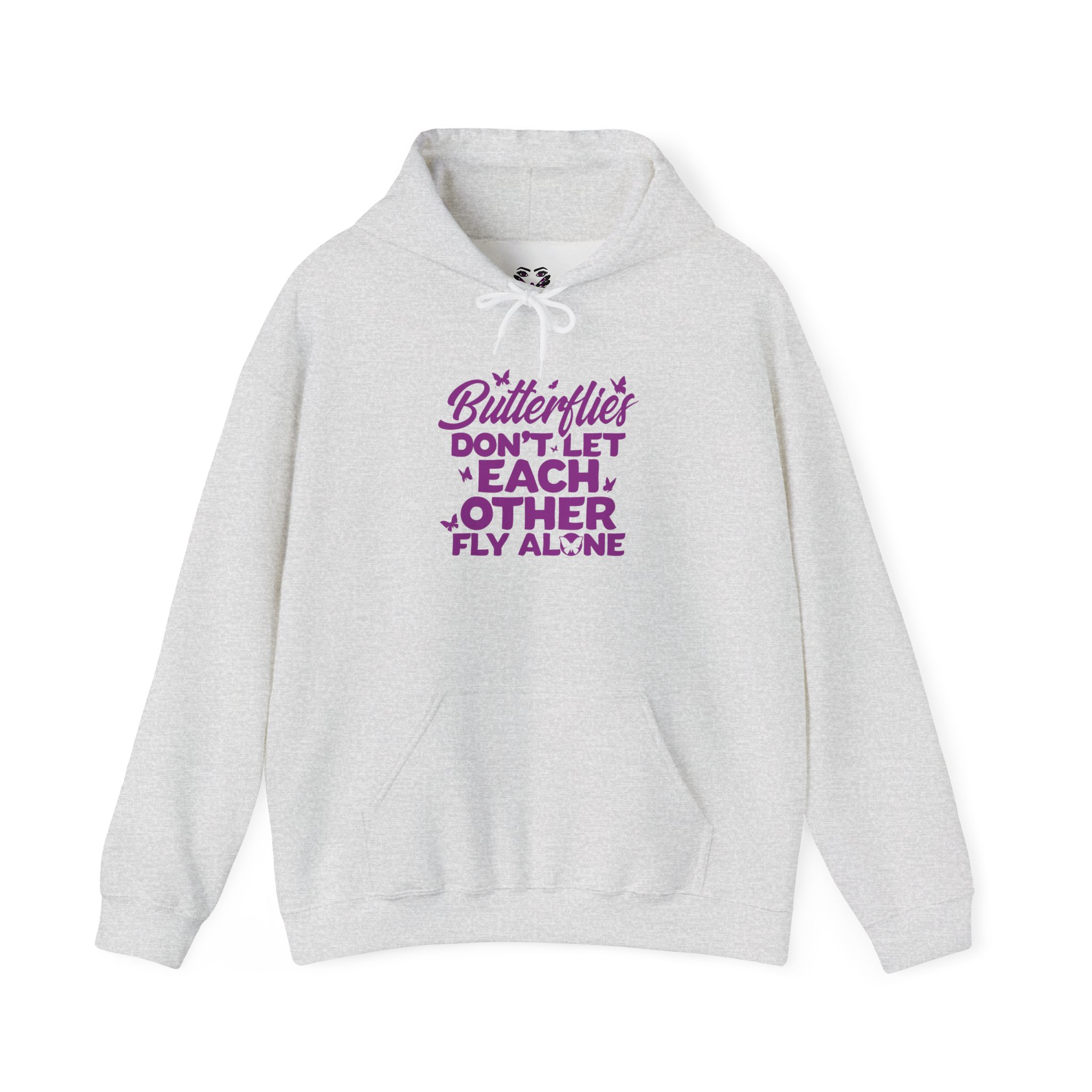 Butterflies Don’t Let Each Other Fly Alone Hoodie - Image 9