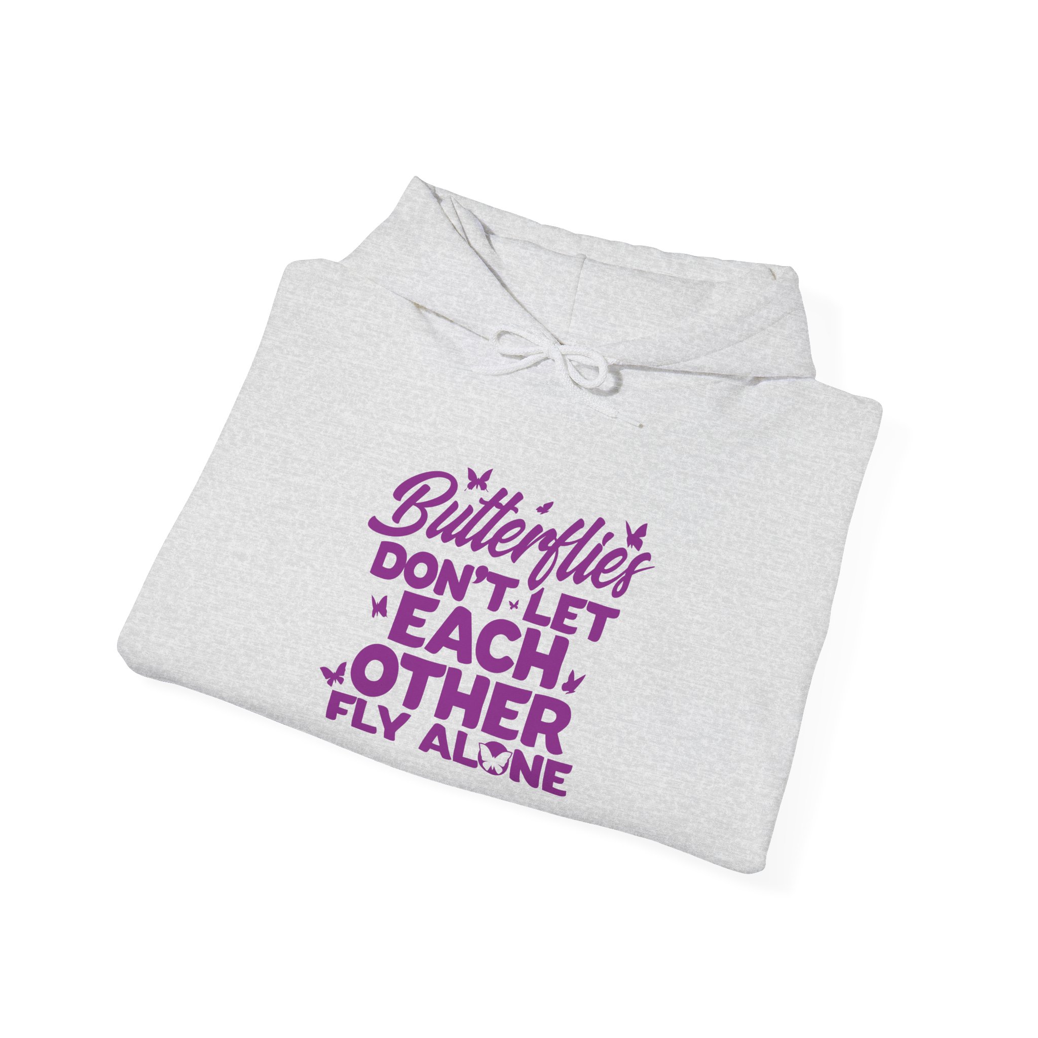 Butterflies Don’t Let Each Other Fly Alone Hoodie - Image 12