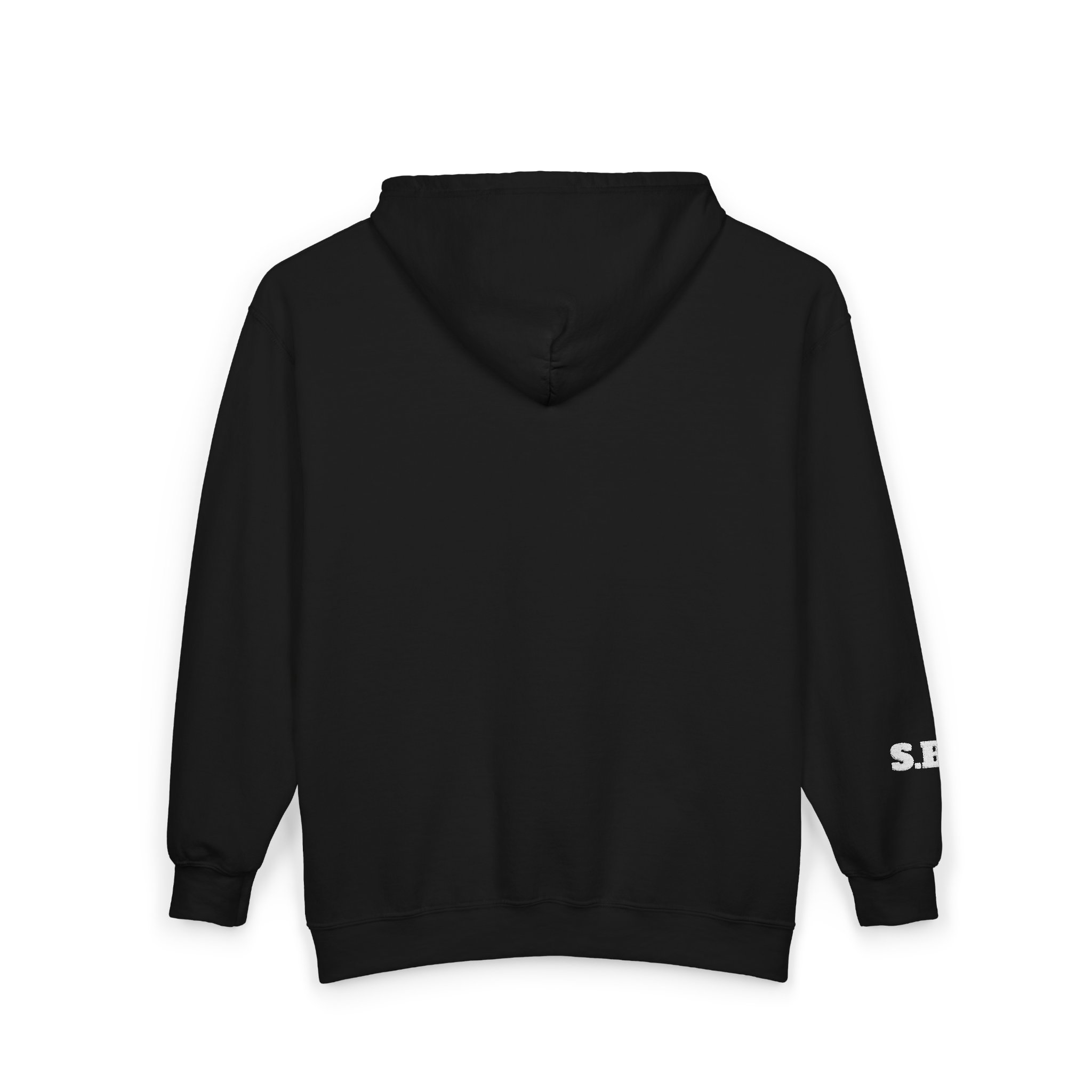 More Than a Conqueror Unisex Full-Zip Hoodie - White Stitch - Image 8
