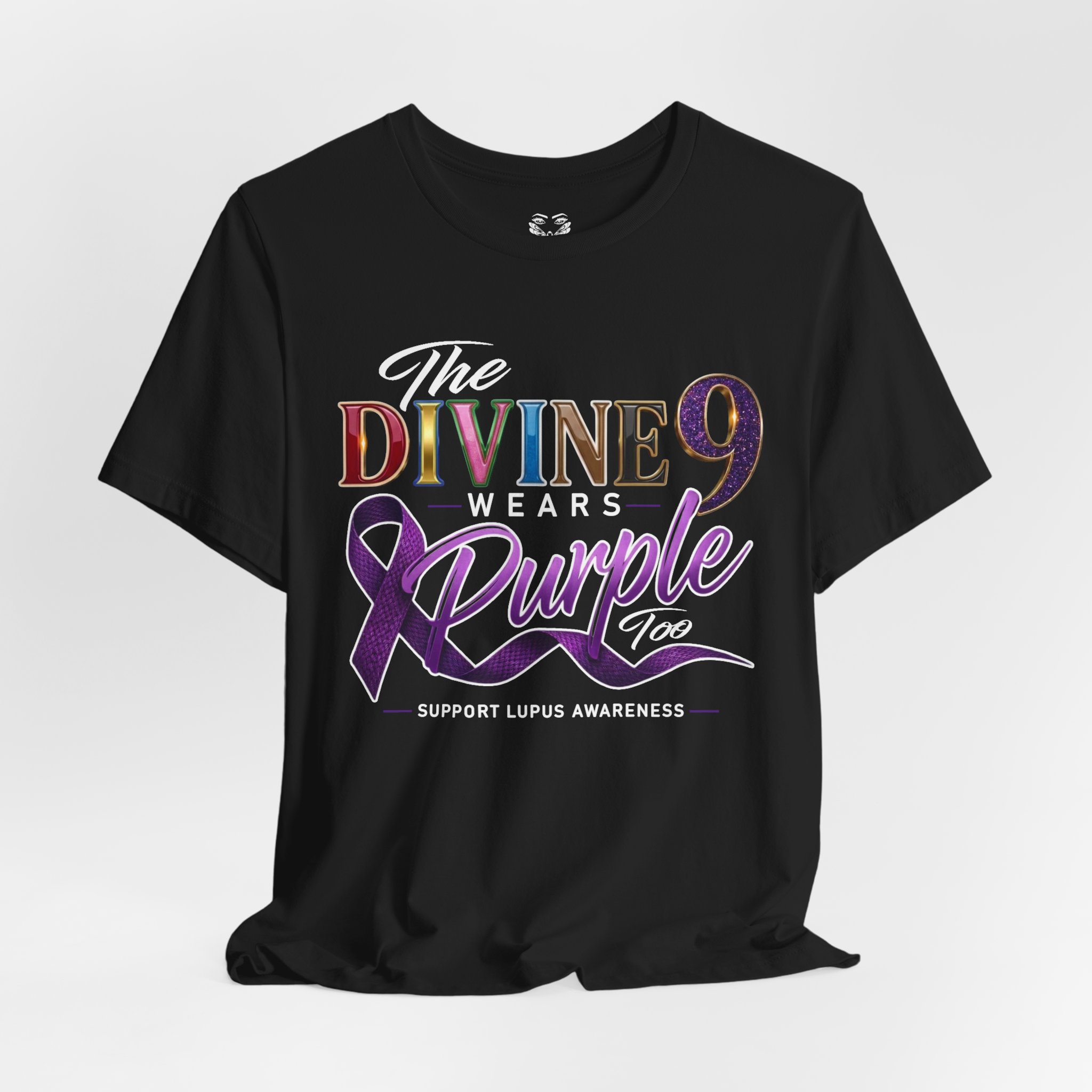 The Divine 9 Wears Purple Too for Lupus Awareness Tee - Image 12