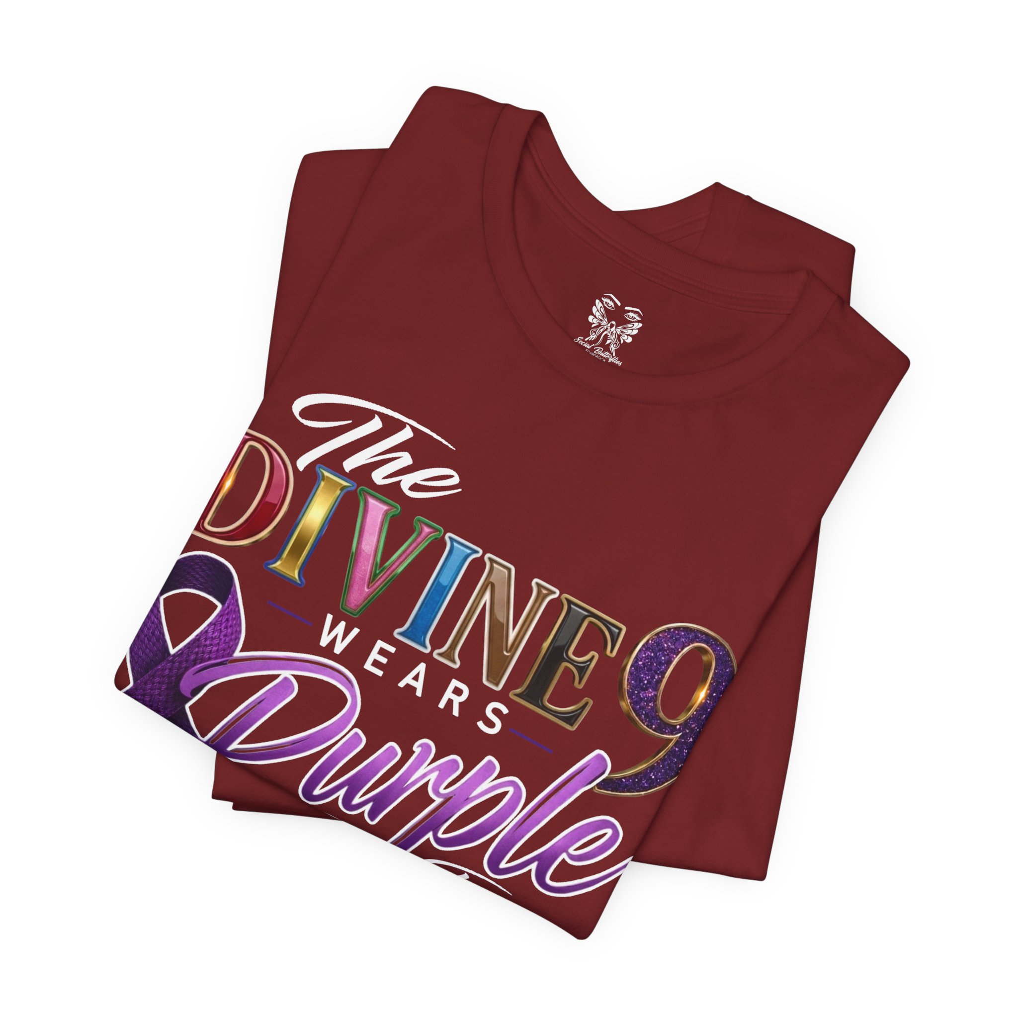The Divine 9 Wears Purple Too for Lupus Awareness Tee - Image 35
