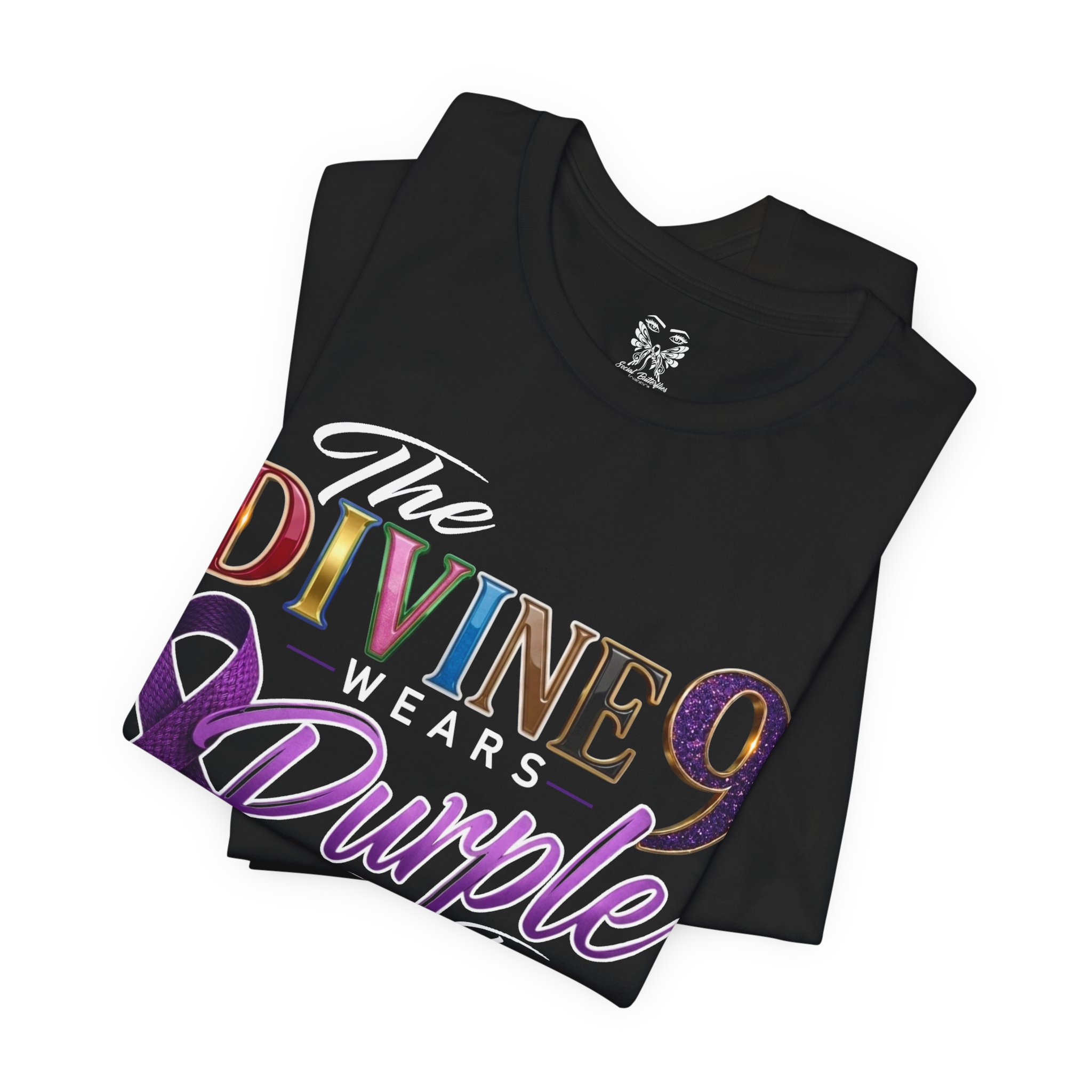 The Divine 9 Wears Purple Too for Lupus Awareness Tee - Image 11