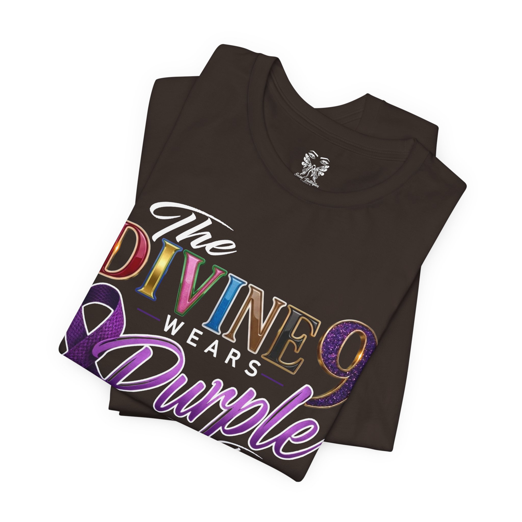 The Divine 9 Wears Purple Too for Lupus Awareness Tee - Image 7